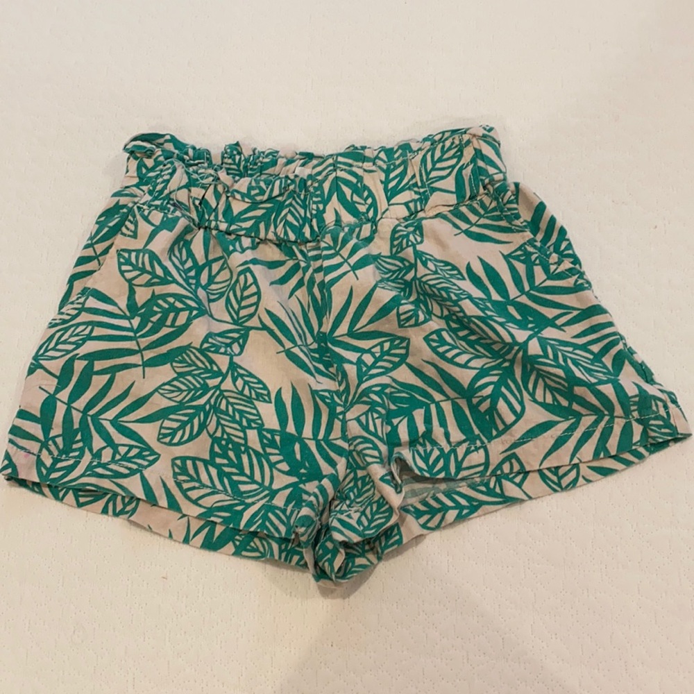 Floral Linen Shorts